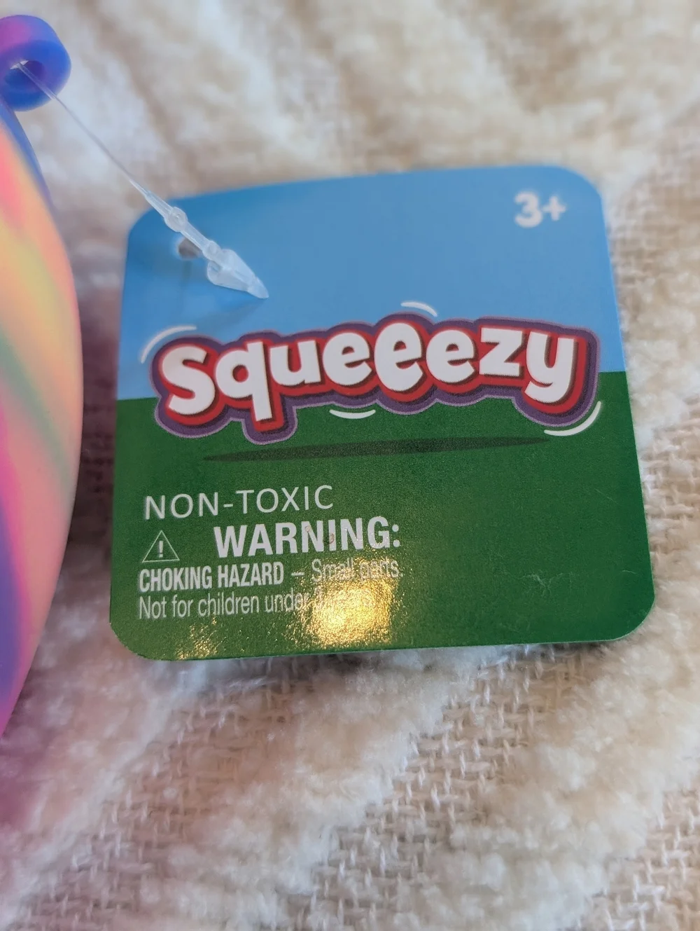 Squeeezy Jumbo Rainbow Tie Dye Squishy Duck 🐥 Viral Sensory Toy Hot Pink